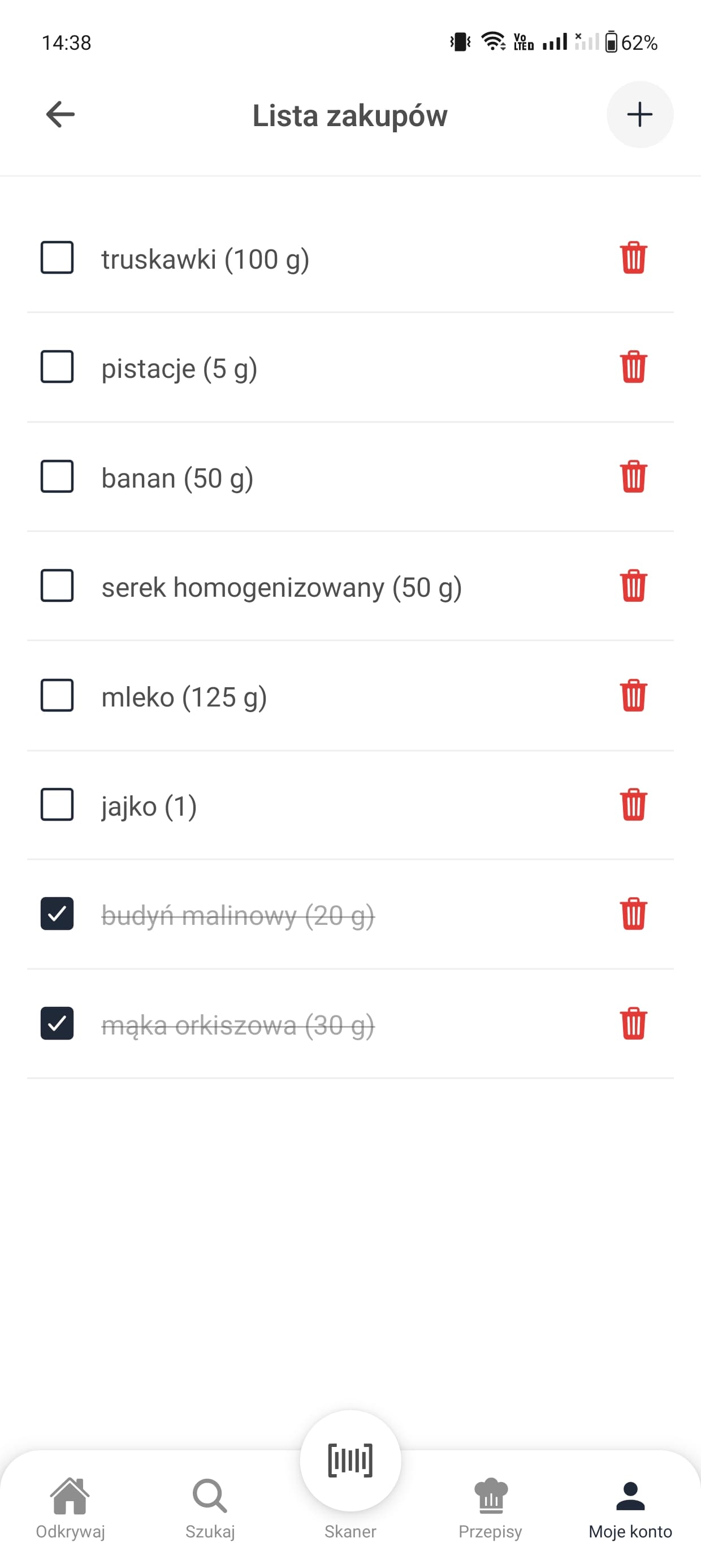 Wyjaśnienie składników produktu